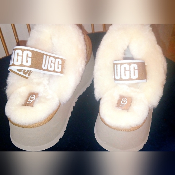 UGG Funkette Slipper, Chestnut, Size 8, *Brand New-Never Worn* (no box) - Picture 6 of 14